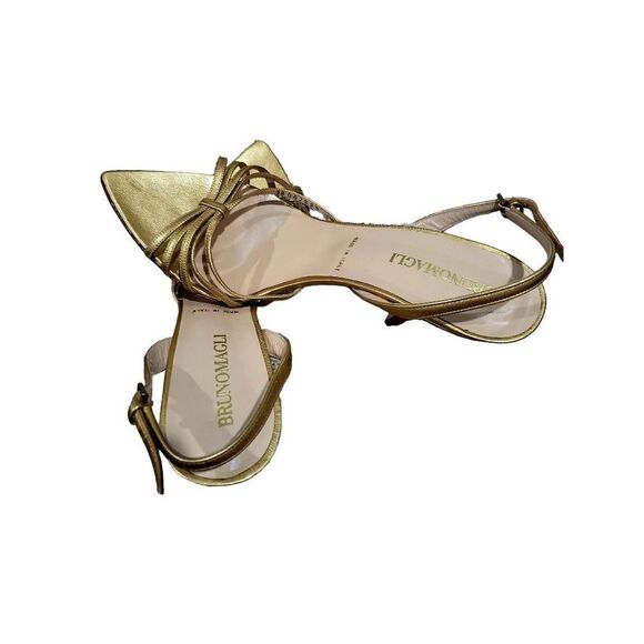 Brunomagli Gold Sandal size 6 - Picture 5 of 7